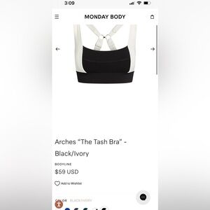 Monday Swimwear Arches “The Tash Bra”